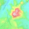 Gebel Hudera, east topographic map, elevation, terrain