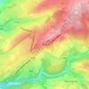 Ville topographic map, elevation, terrain