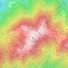 Monte Gambarogno topographic map, elevation, terrain