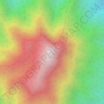Gunung Tapis topographic map, elevation, terrain