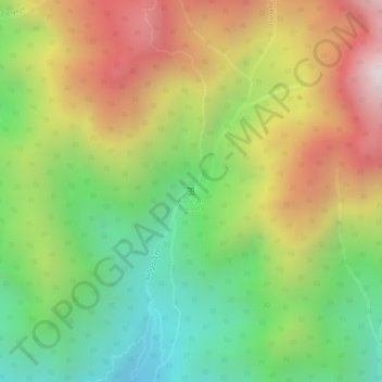 Lepoh Waterfall topographic map, elevation, terrain