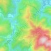 Telhe topographic map, elevation, terrain