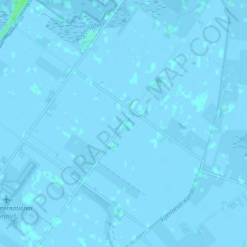 Midden-Eierland topographic map, elevation, terrain