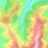 Sorgaçosa topographic map, elevation, terrain