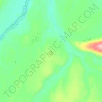 Raglan Range topographic map, elevation, terrain