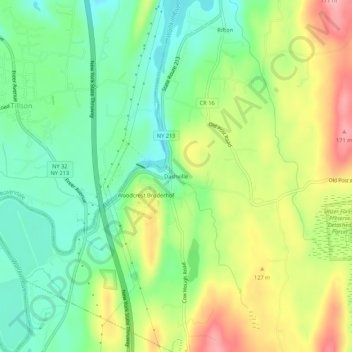 Dashville topographic map, elevation, terrain