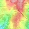 Cerradas do Monte topographic map, elevation, terrain