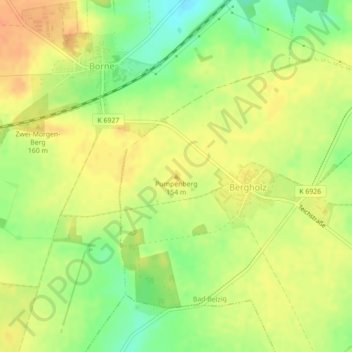 Pumpenberg topographic map, elevation, terrain