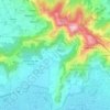 Valle di Astino topographic map, elevation, terrain