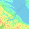 Urbanna topographic map, elevation, terrain
