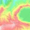 Milinguana topographic map, elevation, terrain