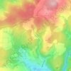 Derbach topographic map, elevation, terrain