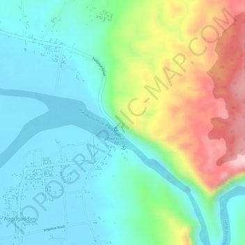 Callao Cave topographic map, elevation, terrain