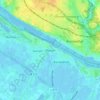 Motzen topographic map, elevation, terrain