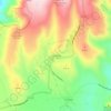 Los Valles topographic map, elevation, terrain