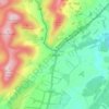 Carlops topographic map, elevation, terrain