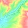 Cascajal topographic map, elevation, terrain
