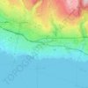 Château-Sec topographic map, elevation, terrain