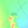 Nogoonnuur topographic map, elevation, terrain