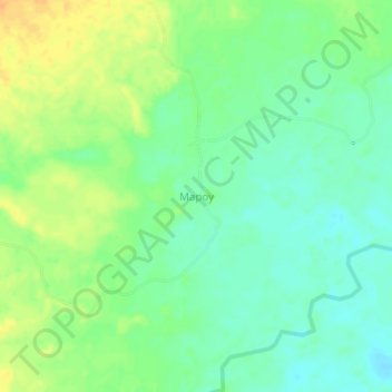 Mapoy topographic map, elevation, terrain