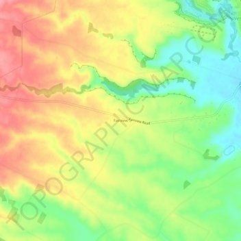 Fairview topographic map, elevation, terrain