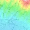 Girimekar topographic map, elevation, terrain