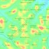 Kakindu topographic map, elevation, terrain