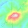 Mount Mayapay topographic map, elevation, terrain