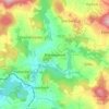 Böhmzwiesel topographic map, elevation, terrain