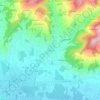 Candeglia topographic map, elevation, terrain