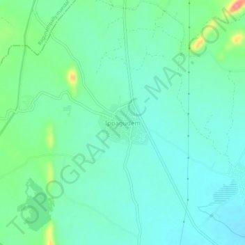 Ippagudem topographic map, elevation, terrain