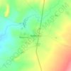 Reddersburg topographic map, elevation, terrain