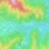 Fubina topographic map, elevation, terrain