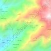 Al Jahrah topographic map, elevation, terrain