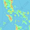 Marinduque topographic map, elevation, terrain
