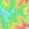 Caiano topographic map, elevation, terrain