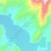 Gualliguaica topographic map, elevation, terrain