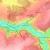 Tauberzell topographic map, elevation, terrain
