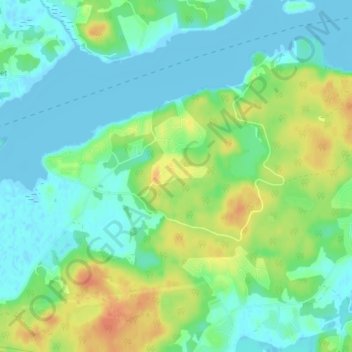 Wien topographic map, elevation, terrain