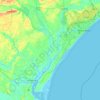 Sandy Island topographic map, elevation, terrain