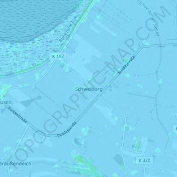 Schweiburg topographic map, elevation, terrain