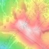 Whistler Mountain topographic map, elevation, terrain
