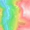 Ryo topographic map, elevation, terrain