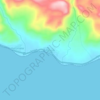 Mosso topographic map, elevation, terrain