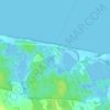 Dalvay by the Sea topographic map, elevation, terrain