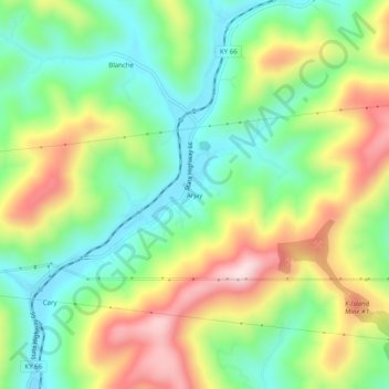 Arjay topographic map, elevation, terrain