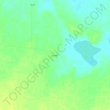 Al Luwaybidah topographic map, elevation, terrain