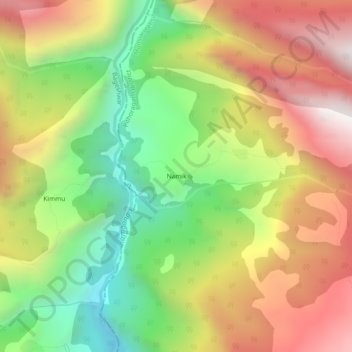 Namik topographic map, elevation, terrain