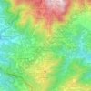 Plono topographic map, elevation, terrain