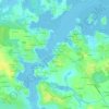 Le Port Niscop topographic map, elevation, terrain
